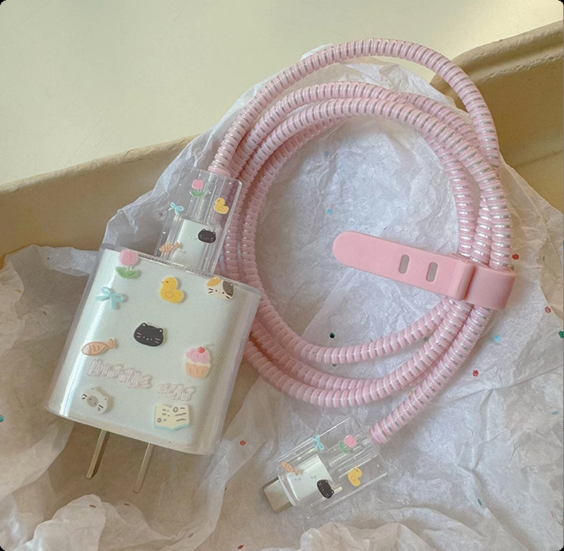 Aplicable para Apple 16pro cable de datos 15 protector de cargador iPhone 14 protector de cabeza de carga de teléfono móvil