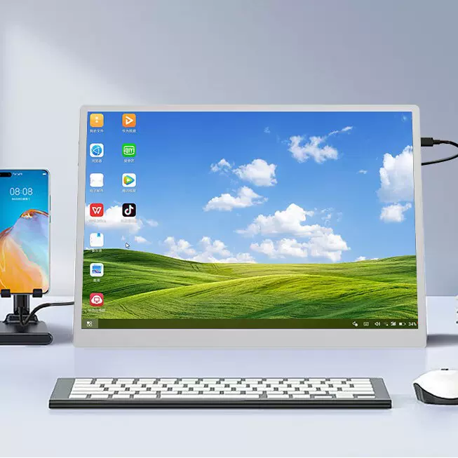 zwba10.5英寸小型高清触摸便携显示器笔记本扩展屏游戏外接屏液晶