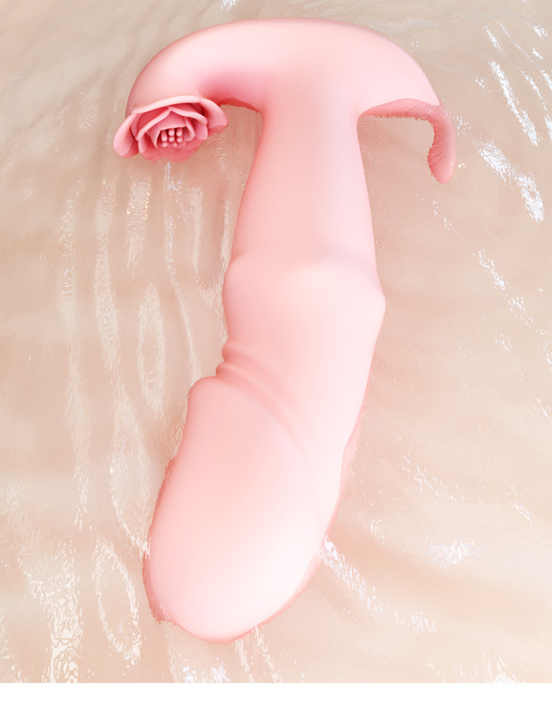 Remote-Control Vibrating Prostate Massager with Thrusting and Licking Motion, Silicone Anal Plug — detail image 22