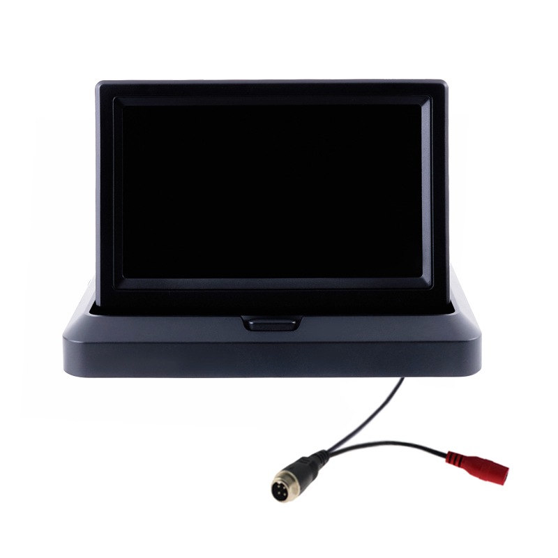 7inch 5inch Universal Hd Car Monitor Desktop Reversing Camera 4.3-Inch Foldable Screen 12V Car Reversing Display
