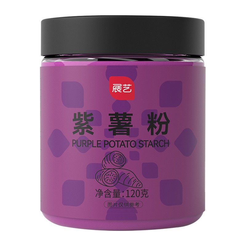 Artisan Food Coloring Fruits and Vegetables Powder Ice Cream Mooncakes Fruit Flavored Flour Steamed Buns Baking Color Purple Sweet Potato Powder 120g