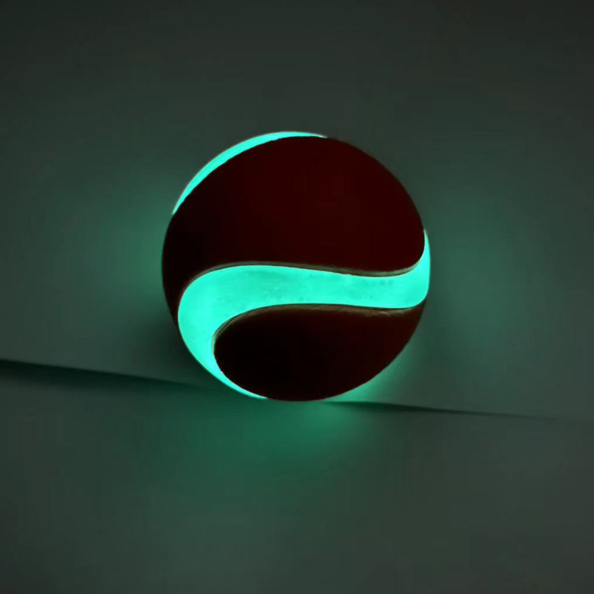 Juguetes para perros para aliviar el aburrimiento, bola elástica sólida, bola luminosa para cachorros, juguete para mascotas, morder no es malo, suministros para perros, bola para perros