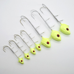 Factory Direct Sale Strong Night Glow Fish Head Hook 15g-225g Boat Fishing Independent Packaging Hairtail Tian Ya Hook