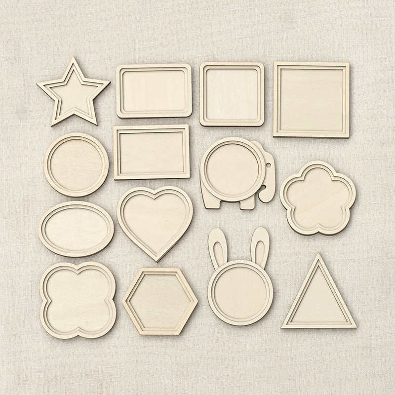 Деревянные заготовки для вышивки: магниты на холодильник, круглые рамки для картин, аксессуары для рукоделия, сделанные вручную, с эффектом тай-дай