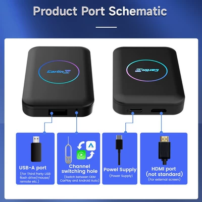 Car-Machine Connectivity Box, Simsiz CarPlay və Android Auto