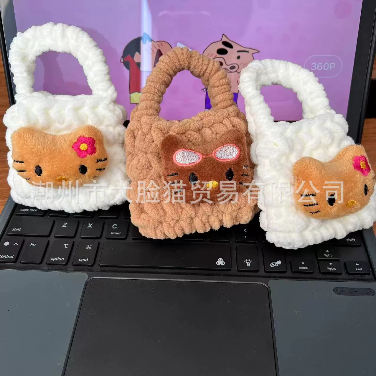 Милый плюшевый черный кошачий анти-падение пакет наушников чехол для передачи данных сумка для хранения плюшевый мини-кошелек