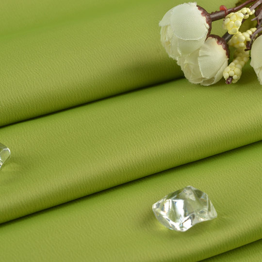 Wrinkled acetate-like fabric 180g French wrinkled light stretch satin fabric spring and summer dress shirt fabric