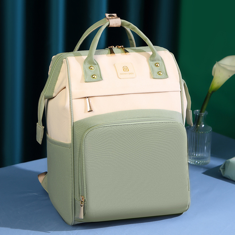 Wholesale New Seasonal Baby Outing Mother and Baby Bag Large Capacity Waterproof Mommy Bag Can Be Hung on the Stroller Small Fresh Mother