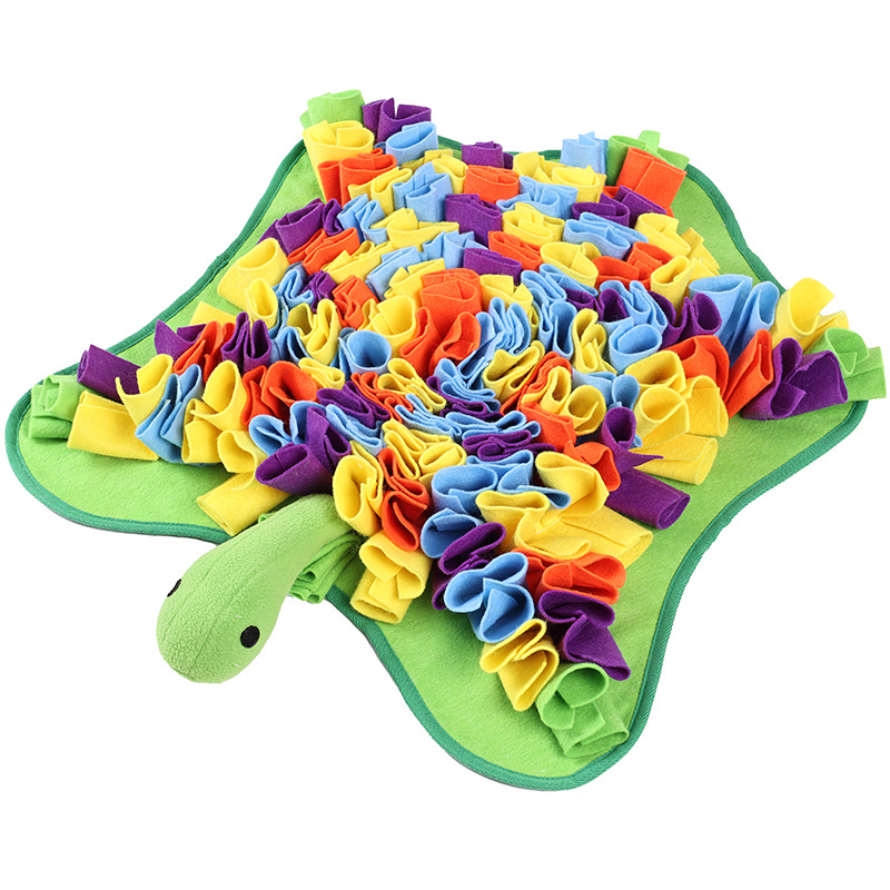 Dog Indoor Breathable Mat Educational Food Storage Long Plush Game Interactive Communication Training Pet Toy_voghion.com
