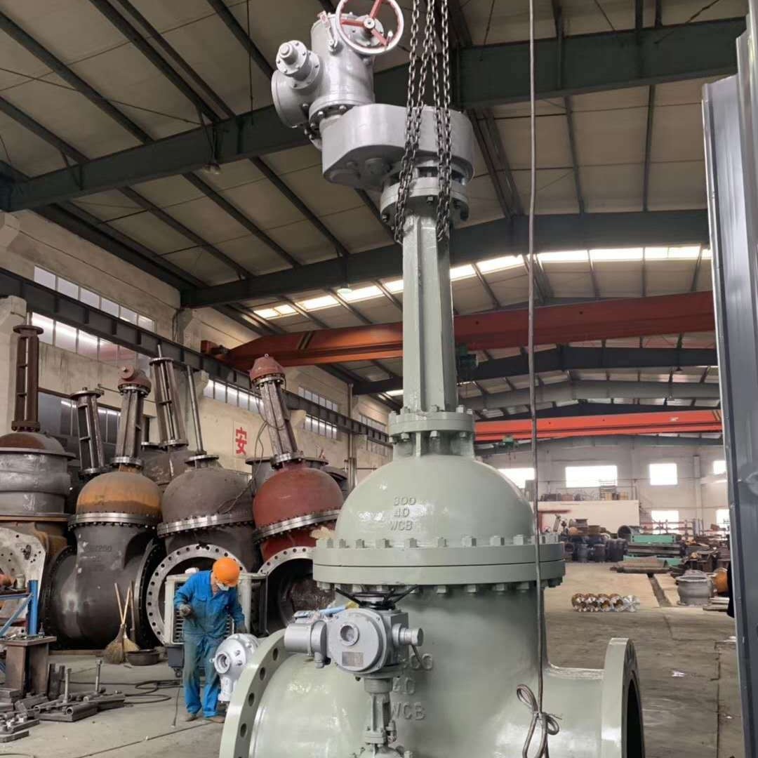 专 业大口径电动闸阀 上海科耐迪Z941H带电动旁通阀Z941H