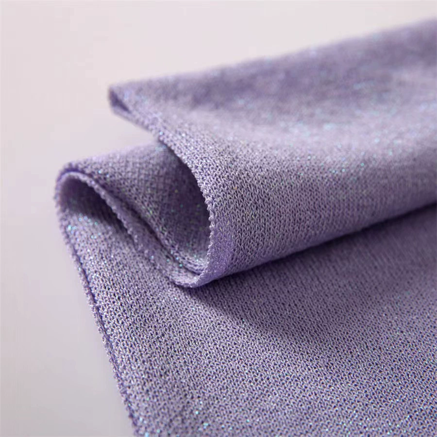 Пряжа Fancy Yarn Zhenghong 24NM/1 — Золото и серебро лёд, 77% вискоза 15% нейлон 8% PET, весна/лето