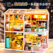 ����DIY�ֹ����Bģ�ͽM�Ϸ�3D���w�������[��Ů����ͯ�^�Ҽ����