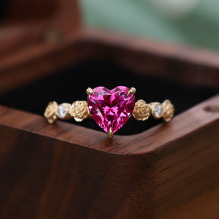 ������ʽ���������^����ʿ��ʯ��ָ�ɿ���14k�S��õ�廨��۵��