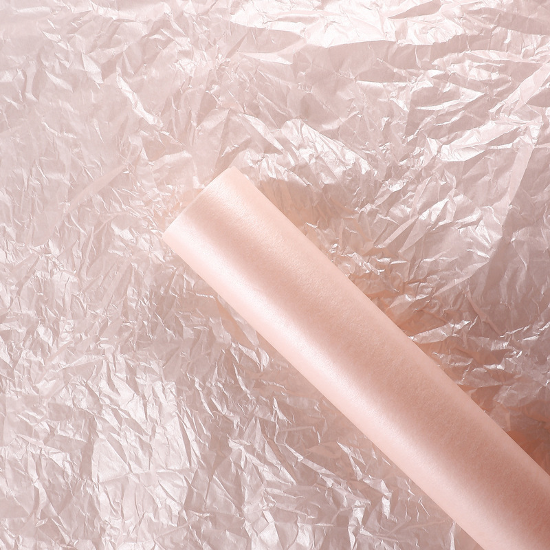 Nuevo papel de pera 70*50cm papel de envolver flores forro base mano amasando papel de algodón papel de envolver flores al por mayor fabricante