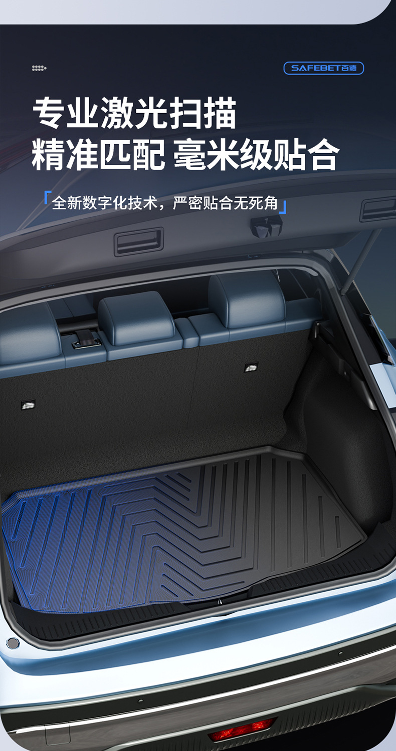 Suitable for Nissan X-Trail, Qashqai, Sylphy, Teana, N6, N7, Special Tpe Car Trunk Mat