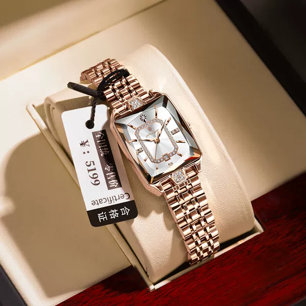 EU-785 rose gold white steel belt (EU standard)