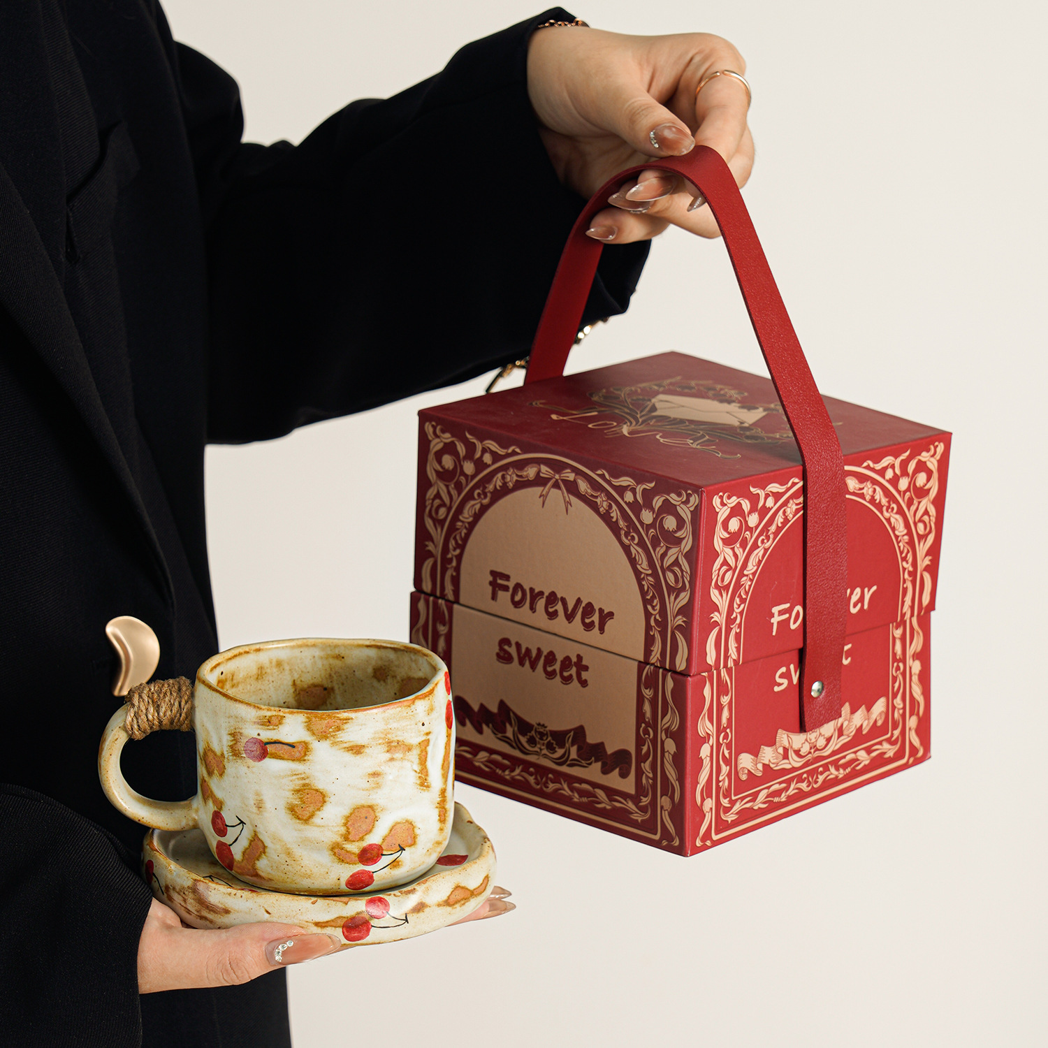 Horno retro taza de diseño taza de regalo para acompañantes de tazas de café de alta calidad exquisita caja de regalo image 10