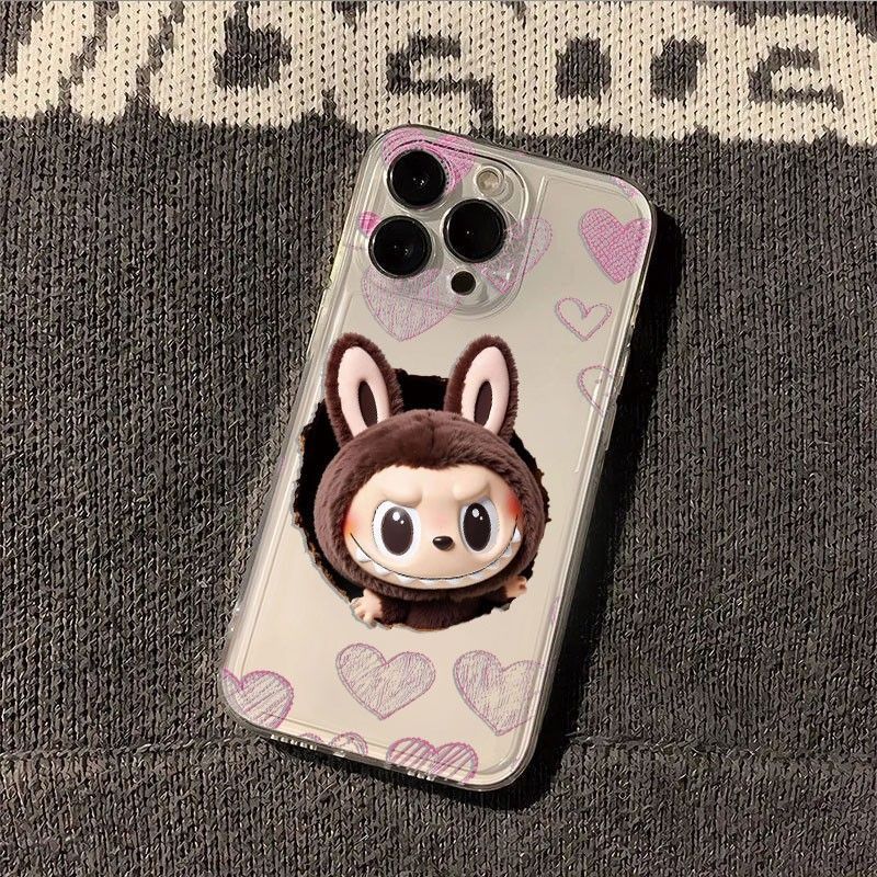 iPhone16 携帯電話ケース Apple Huawei vivo Xiaomi OPPO Redmi 透明に適したカップル プローブ ラブ バブ|undefined