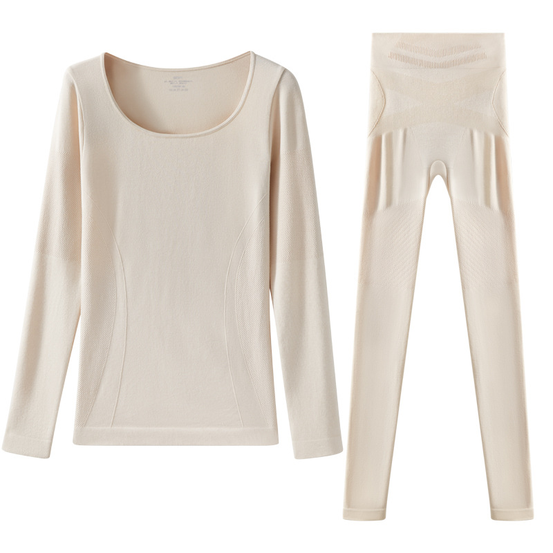 Ropa interior térmica, traje de mujer, modelado, delgado, grueso, cálido, ropa interior, ropa de otoño, pantalones largos, otoño e invierno para mujer