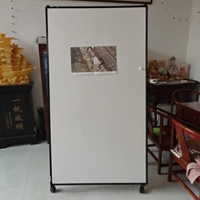 毛毡墙可移动挂式磁性国画吸力书画书法教学展示作品挂画画板磁力