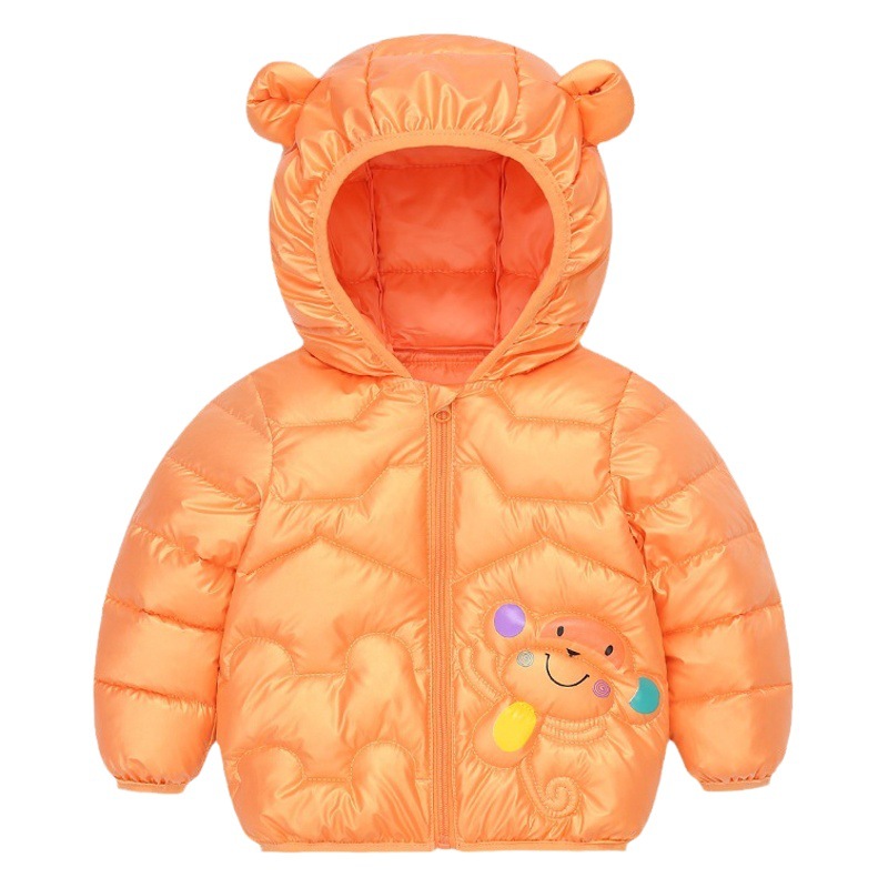 Amazon 2025 otoño e invierno nuevo estilo para niños chaqueta acolchada de algodón para niños y niñas chaqueta acolchada de algodón de dibujos animados para niños pequeños y medianos