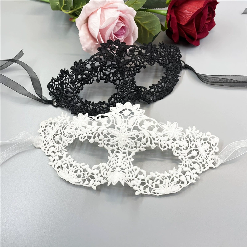 Кружевная маска женская половина лица черная маска для глаз белая вуаль Хэллоуин маска вечерние маскарад дети