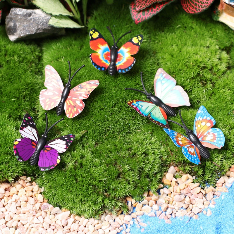 Jingjiao мох микро пейзаж DIY материал украшения мясистая комбинация горшок мини маленькие украшения мандаринка утка бабочка