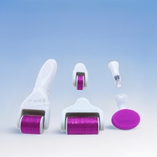 外贸跨境6合1套装微针滚轮配件按摩微针美容导入多功能滚轮滚针