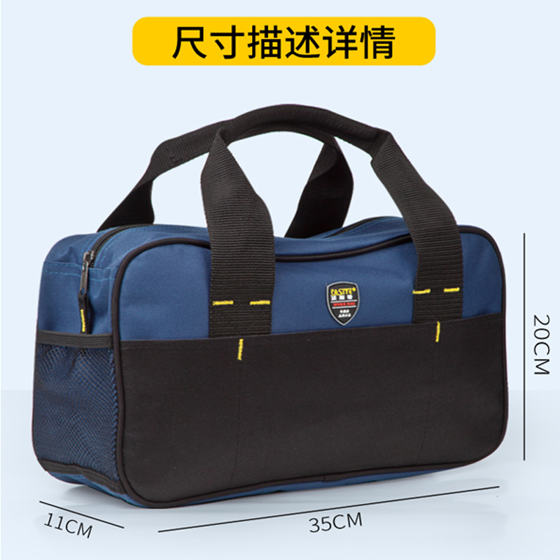 Fast Small Hand Tool Kit Multifunctional Oxford Tool Storage Bag Portátil de un solo hombro Kit de reparación de tramo inclinado