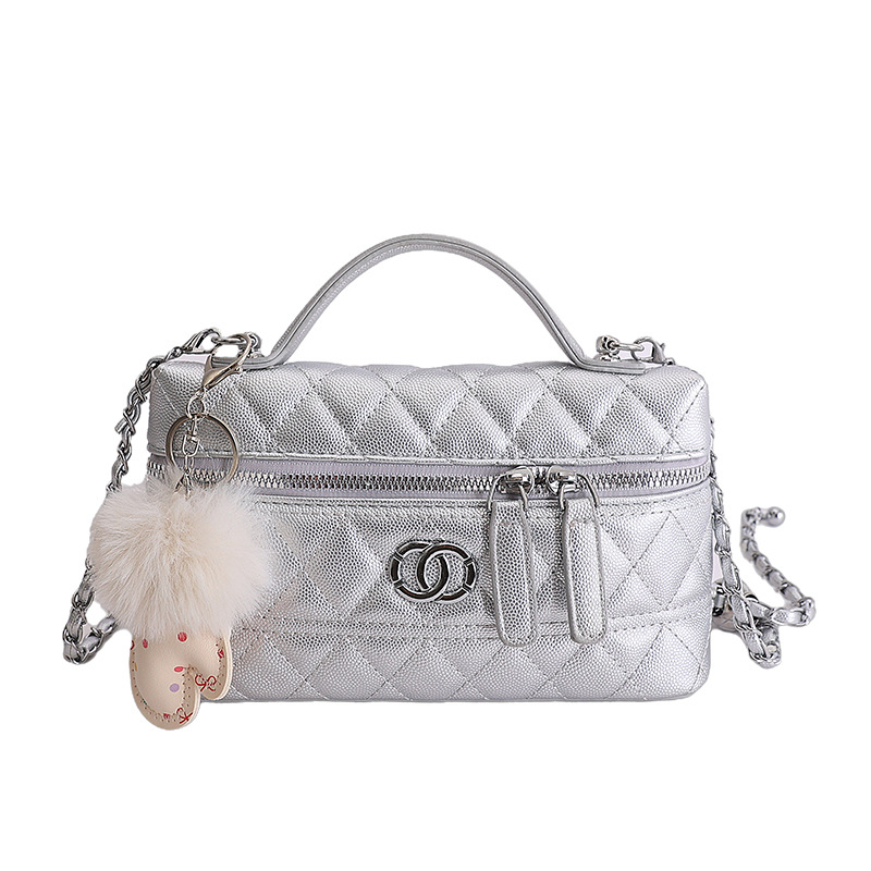 Bolso de mano de alta sensación 2026 nuevo bolso de cadena pequeña bolso cuadrado pequeño bolso de moda pequeña caja de viento de fragancia