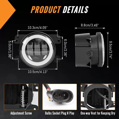 Modification Led Off-Road Lights, Fog lamp
