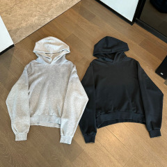 092202 秋季新款男女款连帽印花字母纯色日常休闲百搭长袖卫衣