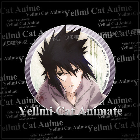 忍者徽章 鼬/鸣人/佐助/晓/雏田/小樱动漫吧唧胸章周边/D