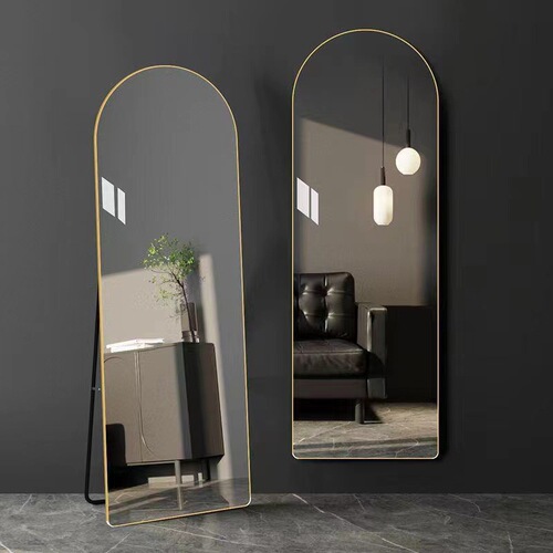Household dressing mirror, cloakroom, bathroom mirror, wall-mounted, girls' bedroom fitting mirror, clothing store, full body mirror wholesale