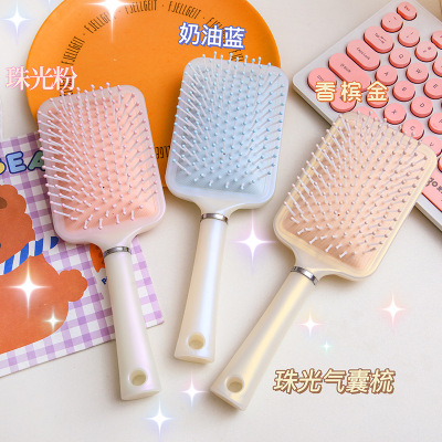 Mermaid gasbag lovely Hearts air cushion Pearl colour Anti-static Massage comb household America comb