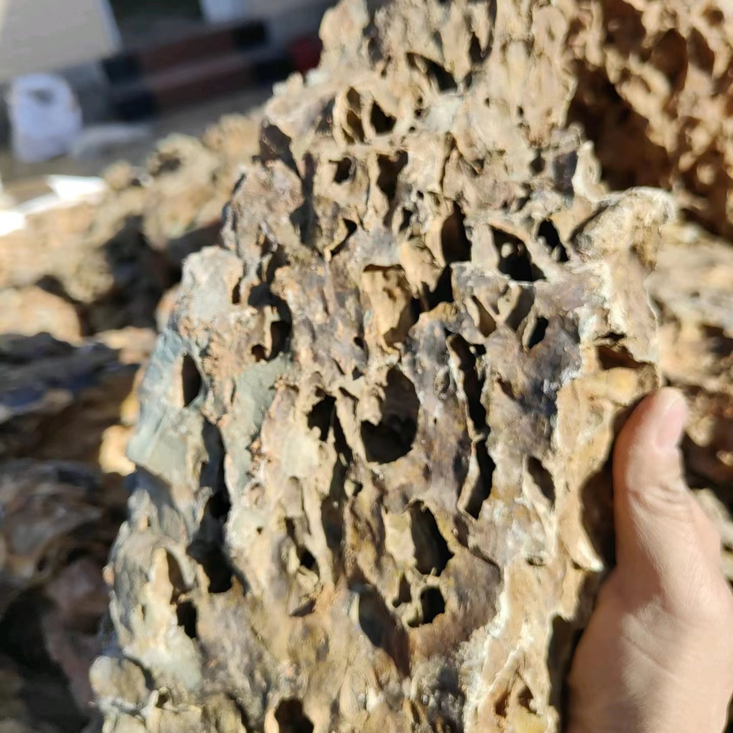 Aquarium landscaping pine skin stone fish tank landscaping rockery…