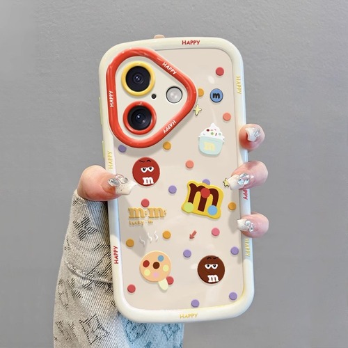 Puff suitable for Apple 16promax/15pro mobile phone case iphone14Pro full coverage anti-fall 12/13 cartoon