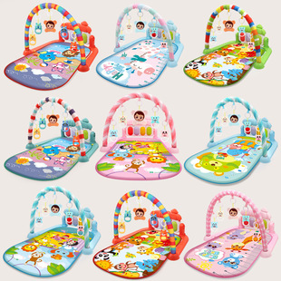 Yrb Cross-Border Fitness Stand Baby Music Pedal Piano Game Mat Baby Pedal Piano 36 Months Newborn Toy