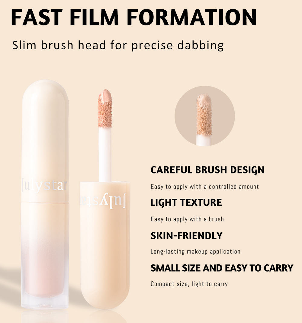 Julystar Facial Acne Mark and Dark Circle Concealer, long-lasting waterproof tattoo coverage, Natural light and thin, long-lasting makeup concealer undefined