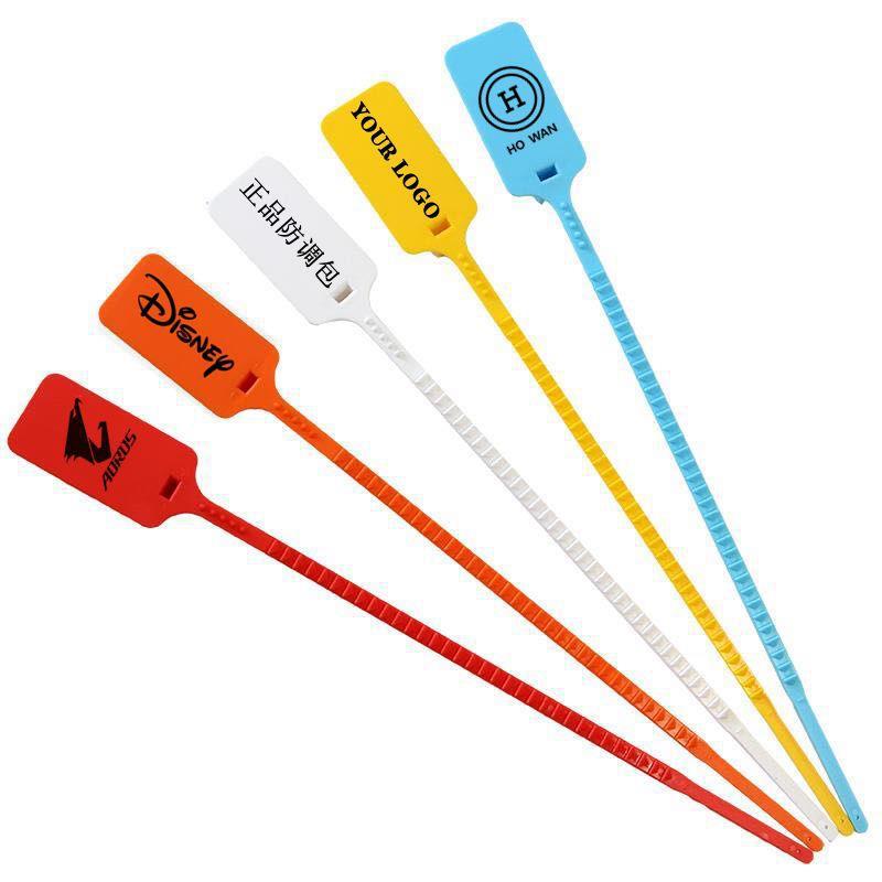 塑料封条防调包扣衣服鞋包防盗扣防伪扣吊牌标签标牌扎带物流封签