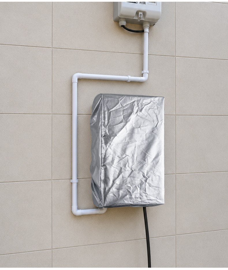 Rainproof, sunproof, dustproof, and waterproof protective cover for wall-mounted charging stations for new energy vehicles