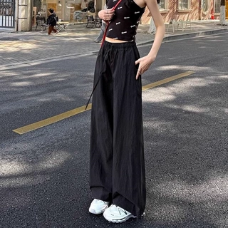 美式辣妹工装裤女冲锋裤设计感宽松裤子休闲显瘦长裤小个子运动裤