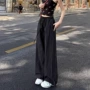 宽松显瘦辣妹美式运动裤