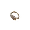 Tide, bamboo zirconium, fashionable ring, decorations, accessory, on index finger