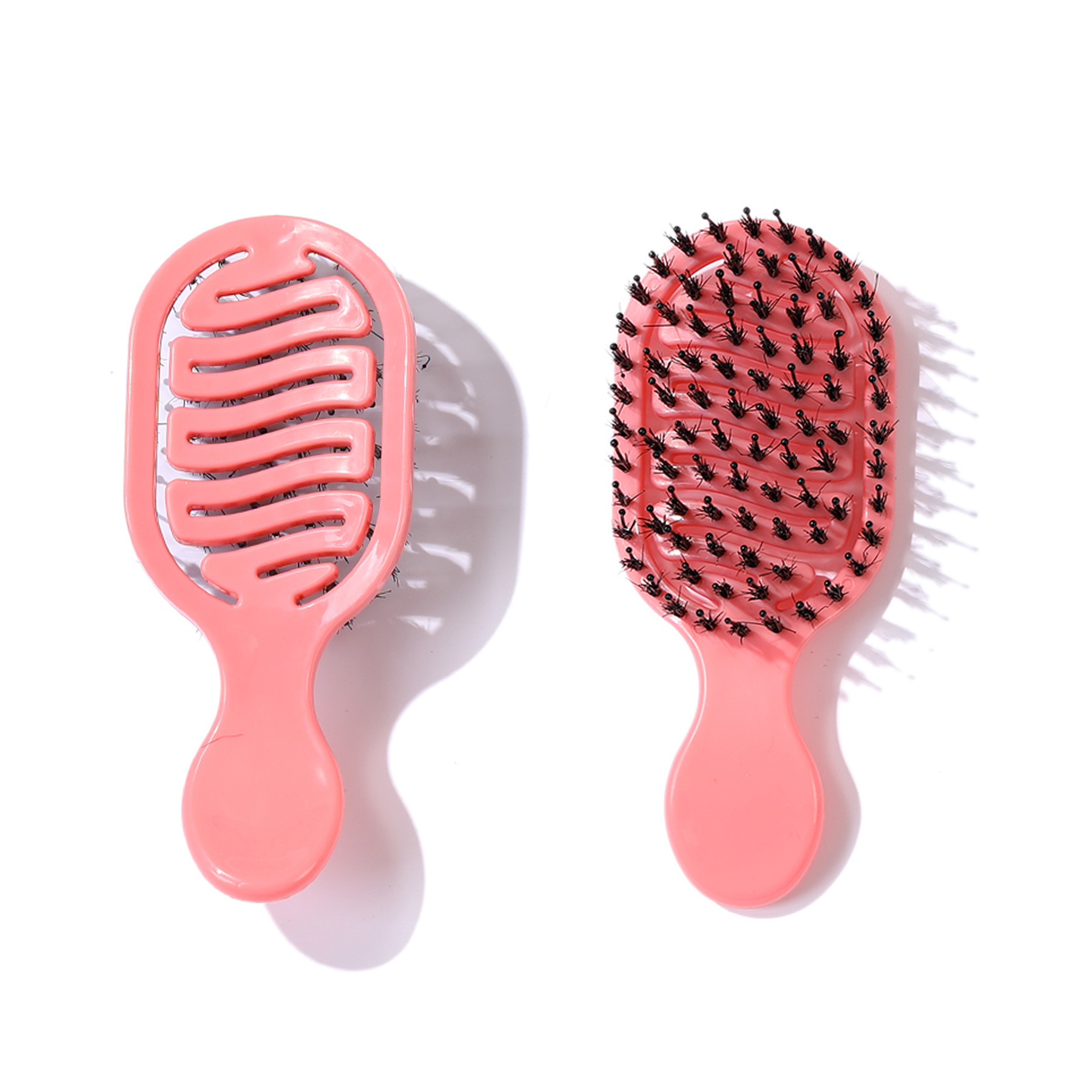 Pein de dibujos animados transfronterizos personalizados cuadrados portátiles impresión transparente arco iris masaje fluido bolsa de aire estudiante