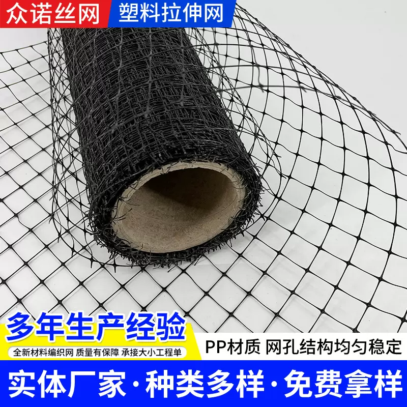 水产养殖隔离网防鸟护林防护网农用加粗韧性塑料网塑料拉伸网现货
