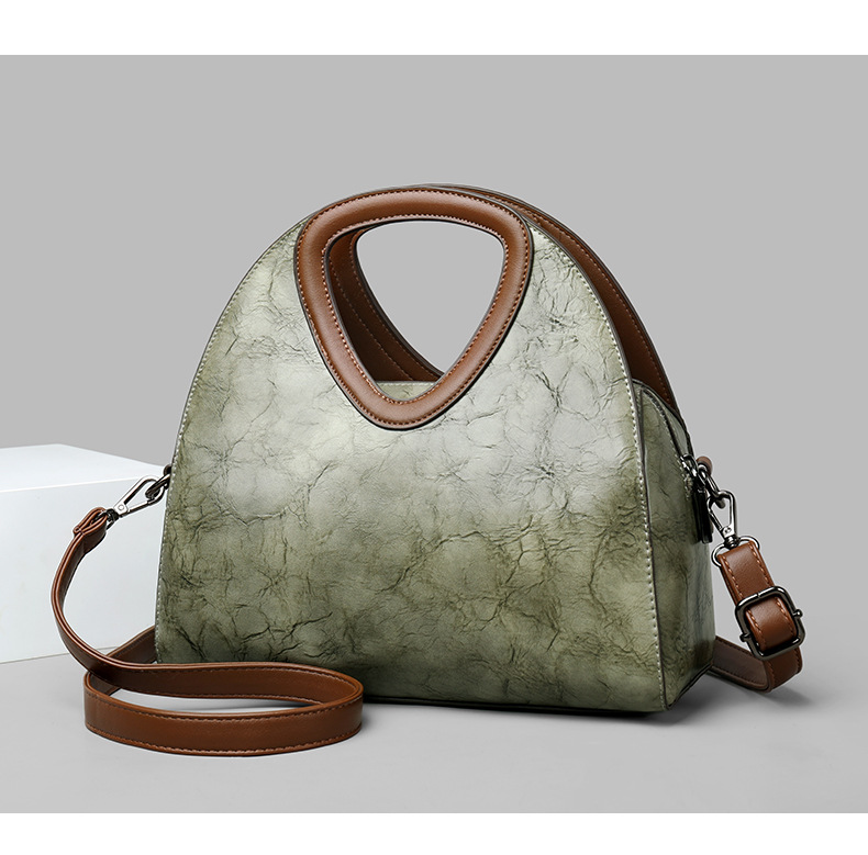 Bag women's bag retro handbag fashion trendy large capacity shoulder messenger bag_voghion.com