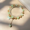 Blue Kulomi Ice-Transparent Green Bracelet #SZ260