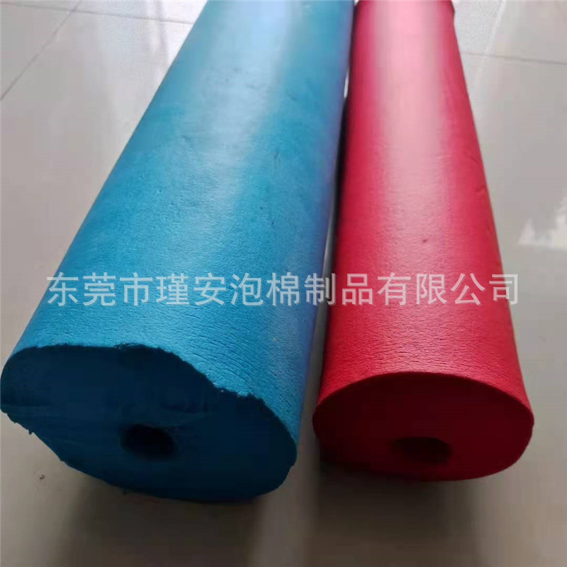 供应工地用大尺寸橡塑泡棉护套大型机器运输防碰撞nbr管 可定尺寸