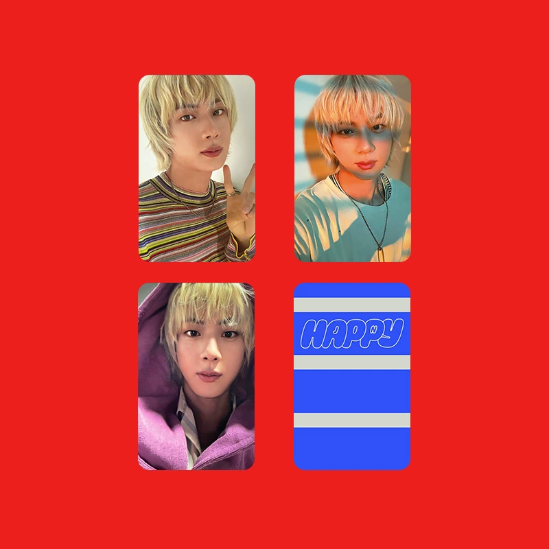 BTS BTS Jin Personal Album SOLO HAPPY Collection Card Star Post Postcard